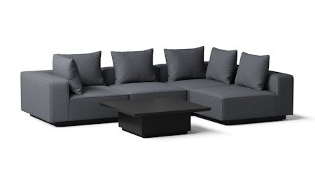 Laguna Grey Outdoor Five Ways Lounge System