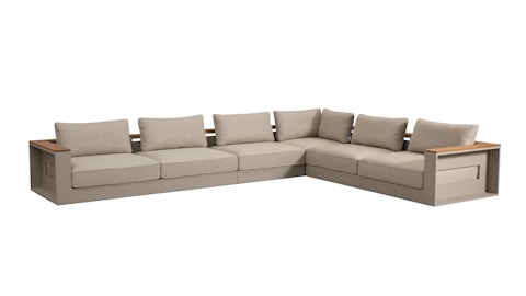 Torquay Outdoor L Shape Corner Lounge 2 Thumbnail