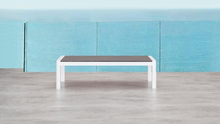 Klara White Outdoor Coffee Table
