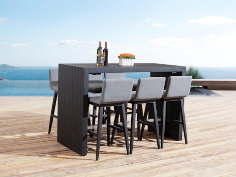 Kroes 7-piece Outdoor Aluminium Bar Set 6