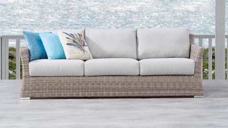Savannah Outdoor Wicker Three Seater Sofa