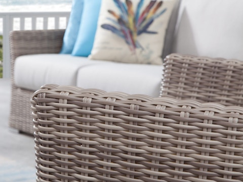 Savannah Outdoor Wicker Corner Lounge With Armchair 4