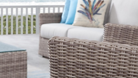 Savannah Outdoor Wicker Corner Lounge With Armchair 7 Thumbnail