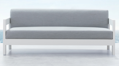 New Noosa White Outdoor Fabric Two Seater Sofa