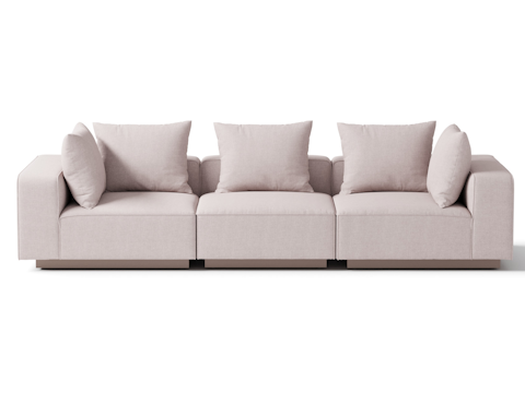 Laguna Latte Outdoor Three Seater Sofa 1