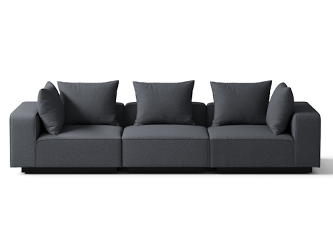 Laguna Grey Outdoor Three Seater Sofa 1