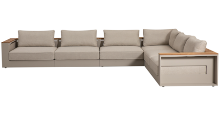 Torquay Outdoor L Shape Corner Lounge