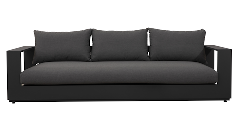 Mackay Charcoal Outdoor Three Seater Sofa 3 Thumbnail