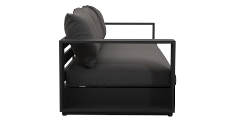 Mackay Charcoal Outdoor Three Seater Sofa 3 Thumbnail