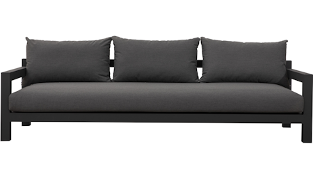 Byron Charcoal Outdoor Three Seater Sofa